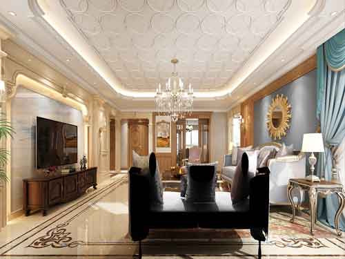 天山熙湖193平米歐式裝修效果圖 天山熙湖193平米歐式裝修效果圖