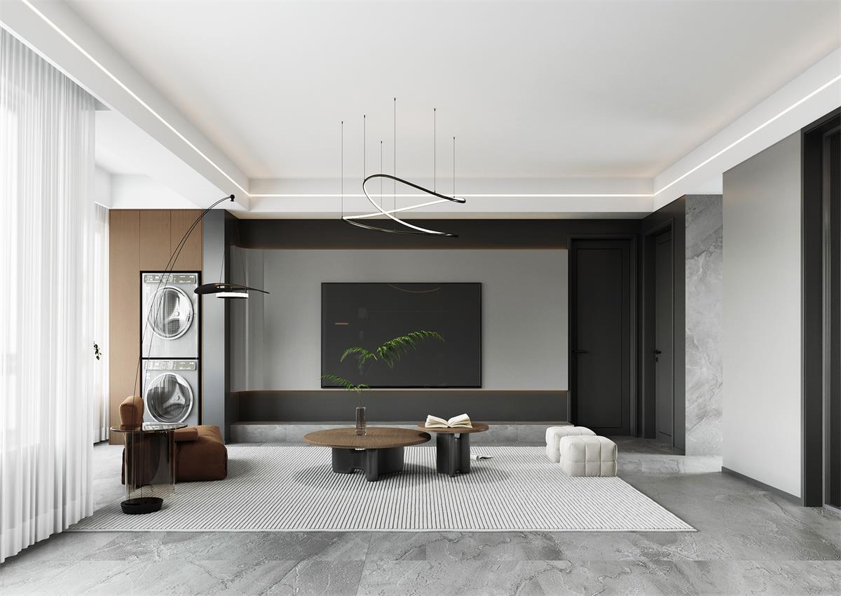 國(guó)府壹號(hào)| 驚艷！147㎡黑色簡(jiǎn)約家，又A又颯高級(jí)感直接拉滿