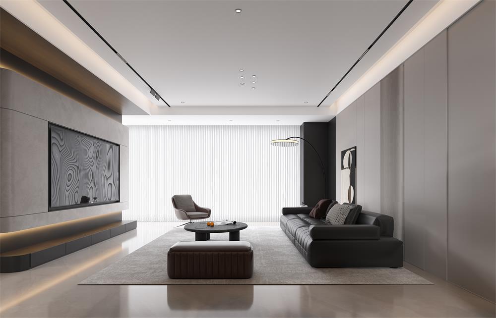 中海華樾133㎡ | 看不膩的「黑白極簡(jiǎn)」王炸組合！高級(jí)感原地封神！