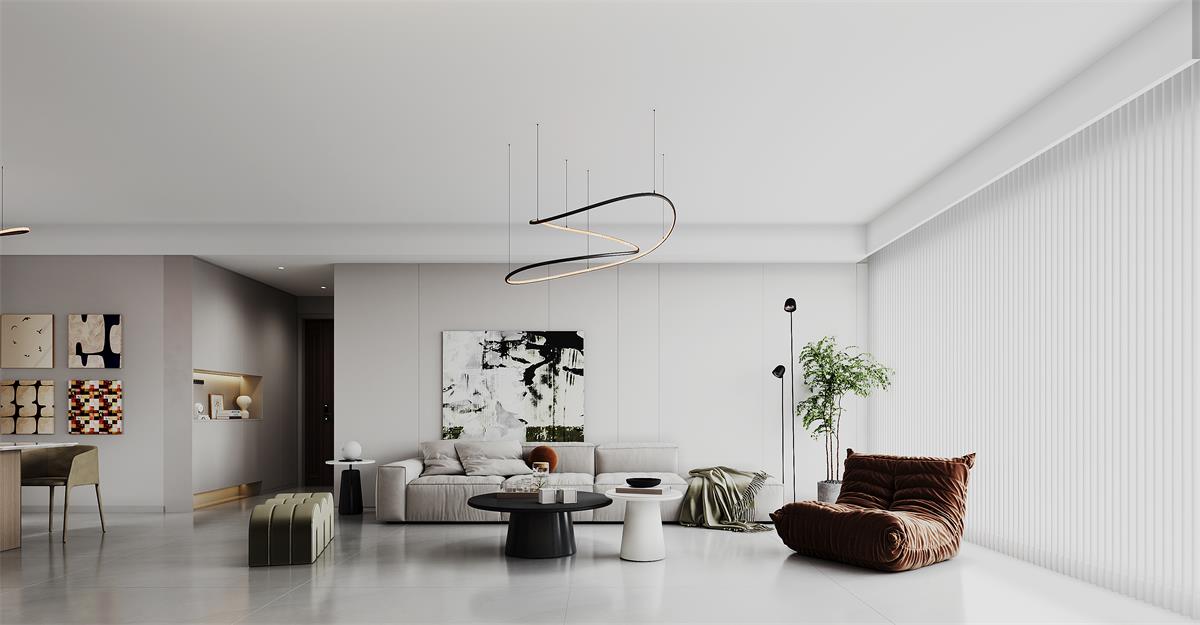 寧房云筑129㎡ | 裝修的盡頭原來(lái)是極簡(jiǎn)！家越簡(jiǎn)單越高級(jí)~