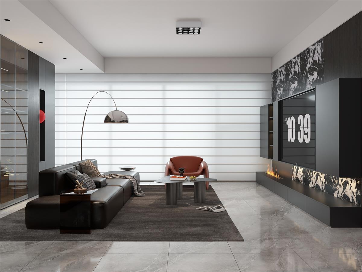 萬科錦曜 | 暗黑美學(xué)天花板！他家129㎡意式風(fēng)太驚艷了！