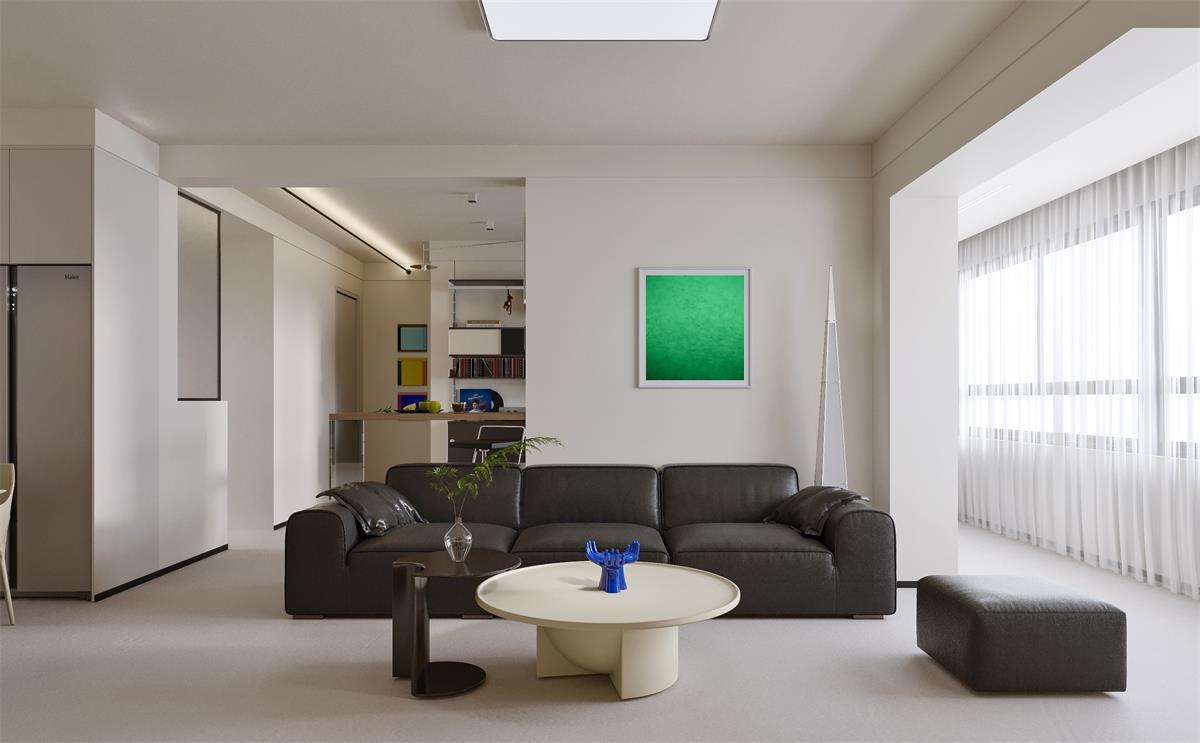 金地自在城 | 零零后獨居109㎡極簡家，全開放設計驚艷到我了！換你也上癮~