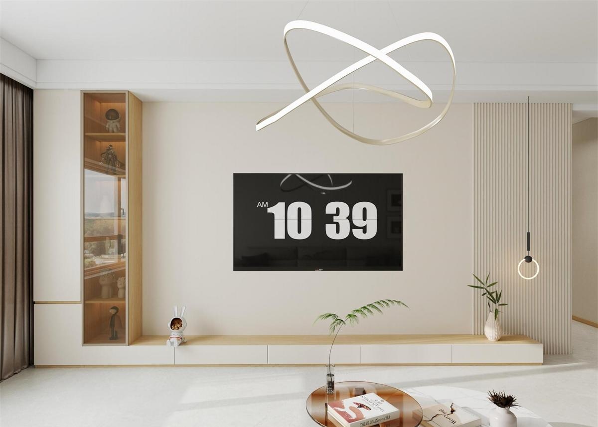 魯銀瀧璽126㎡ | 溫柔感溢出屏幕！『簡約+奶油』看一百遍也不膩