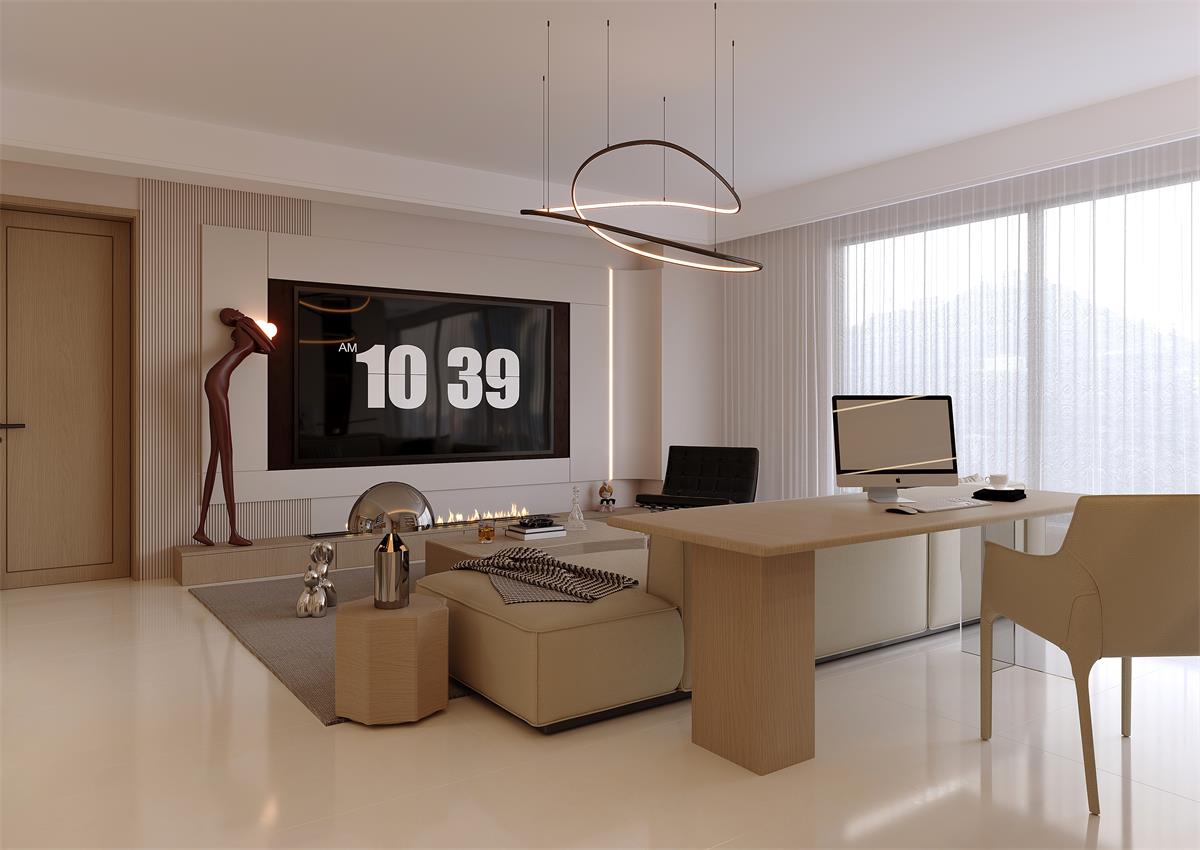 民生北府143㎡ | 奶白+原木打造的極簡(jiǎn)主義家，不是豪宅但很好宅~