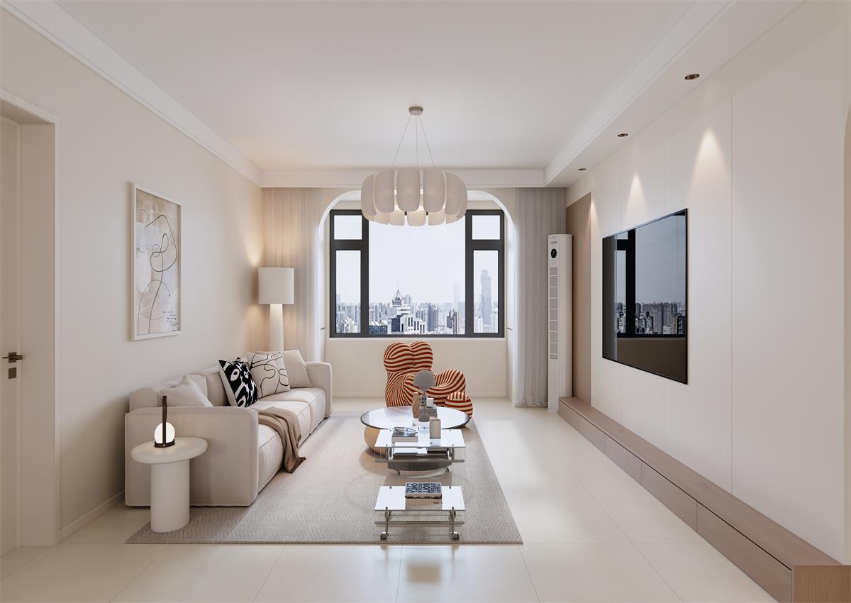 悅?！ぬ鞚櫢?53㎡ | 自帶溫柔濾鏡！奶油風的家簡直是「松弛感」頂流！